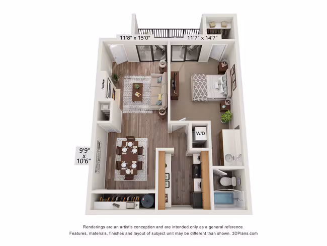 Unit 1095 1026 floor plan